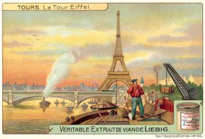 Eiffeltårnet, Paris (chromolitho) av European School