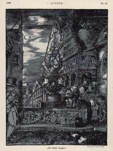 De onde tungene (litho) av European School