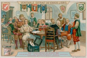The Guilds of the slaktere, garvere, såpemakere, skomakere, hansker og barberere samles av European School