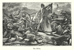 The Melee (gravering) av European School