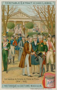 Medlemmene av Wien-traktaten i 1815 av European School