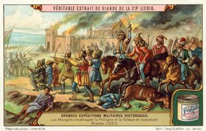 Mongolene invaderer Polen og Schlesia og brenner Breslau av European School