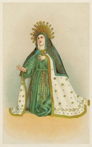 Jomfru Maria (kromolitho) av European School