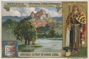 Württemberg; Wirtemberg slott og Ulrich I, greve av Württemberg, 1260 av European School