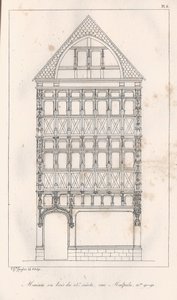 1400-talls trehus rue Malpalu n ° 90-92 av Eustache Hyacinthe Langlois