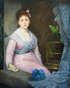 Indolens, c. 1871-1872 (olje på lerret) av Eva Gonzalès