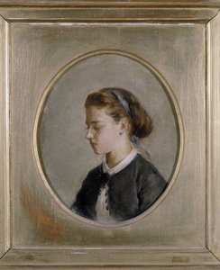 Portrett av en kvinne av Eva Gonzalès