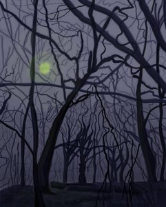 Trær (digital kunst) av Evan Sklar