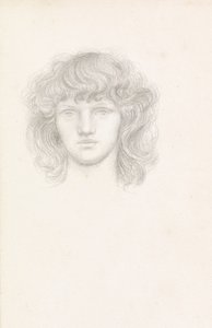Hodet til en jente av Evelyn De Morgan