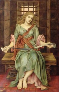 Sjelens fengselshus, 1888 av Evelyn De Morgan