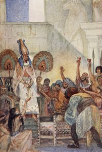 Osiris lurte inn i brystet, illustrasjon fra 