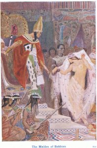 The maiden of Bekhten (colour litho)   1403267   no       norwegian Successfully Translated  Original: Portrait of the Artists Mother, 1874. Translat: 