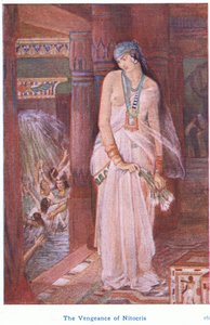 Hevnen til Nitocris (farge litho)