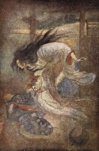 Yuki-Onna, The Lady of the Snow, illustrasjon fra 