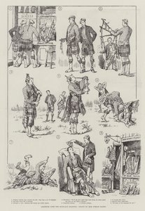 Amatører med Highland Bagpipes av Evelyn Stuart Hardy