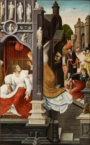 Scene fra livet til Saint Roch, 1517.