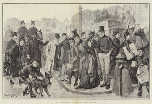 En London Street-Crossing av Everard Hopkins