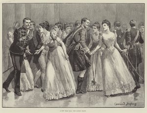 Et nyttårsball, damekjeden av Everard Hopkins