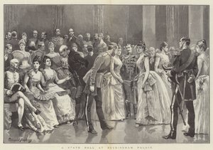 Et statsball på Buckingham Palace