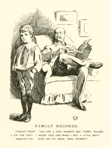 Familieposter (gravering) av Everard Hopkins