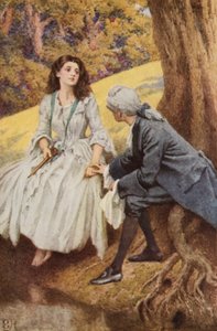 Illustrasjon for A Sentimental Journey av Laurence Sterne av Everard Hopkins