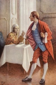 Illustrasjon for A Sentimental Journey av Laurence Sterne av Everard Hopkins