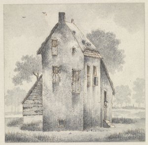 Høyt hus i Zoelmond, i Betuwe av Evert Doublet