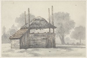 Høystakk i Zoelmond, i Betuwe av Evert Doublet