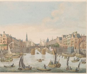 Utsikt over Nieuwe-broen, ca. 1810-1813 Vue du Pont-Neuf, premie de l