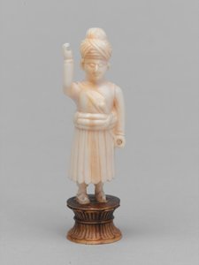 Svart bonde, sjakkbrikke, India, 1820 ca av Evremond de Berard