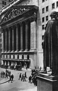New York Stock Exchange, New York City, USA, ca 1930-tallet