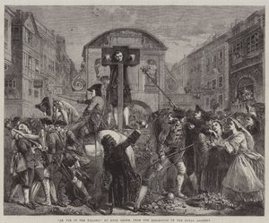De Foe in the Pillory, fra utstillingen til Royal Academy