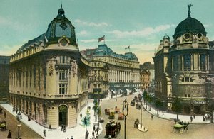 Aldwych og Gaiety Theatre, ca 1900-tallet. av Eyre and Spottiswoode