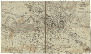 Plan for Berlin av F.H. Morin