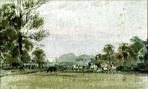 Utsikt over Hyde Park, 1800-tallet av F.J. Collignon