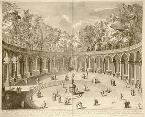 La Colonnade, Versailles, ca. 1715 (gravering) av F. (after) Delamonce