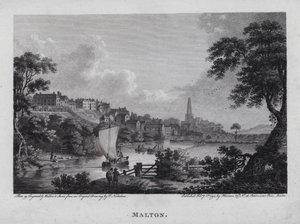 Malton (gravering) av F. (after) Nicholson