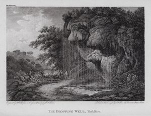 The Dropping Well, Yorkshire (gravering) av F. (after) Nicholson