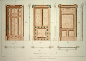 Design for dører, illustrasjon fra 