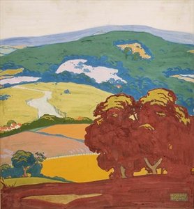 Plakat for London Transport (farge litho)
