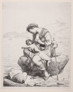 En ung mor av F. Hendriksen