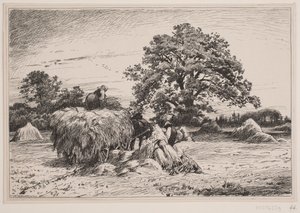 Høstlandskap av F. Hendriksen