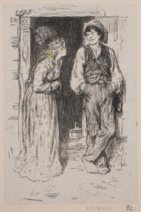Illustrasjon for "Askepott som fikk prinsessen til å lyve" av F. Hendriksen