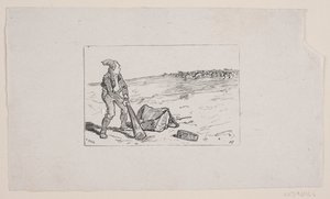 Illustrasjon for eventyr av F. Hendriksen