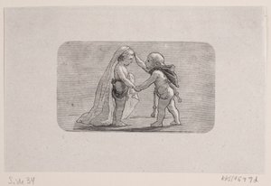 Vignett for "The Inauguration" av F. Hendriksen