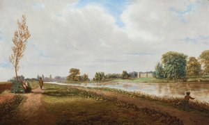Syon House fra Themsen av F. Holt