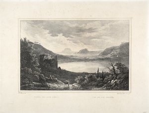 Utsikt over Avernosjøen av F. Homer