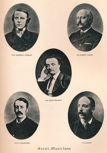 Store musikere - Plate XI, c1880, 1895