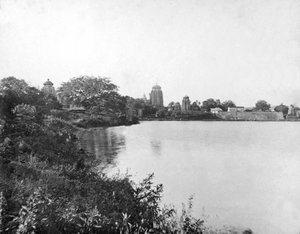 Lingaraj-templer, Bhubaneswar, Orissa, India, 1905-1906.