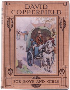 Forsidedesign, illustrasjon fra David Copperfield, 1914